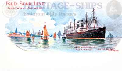 Vaderland (2) and Zeeland (2) of the Red Star Line