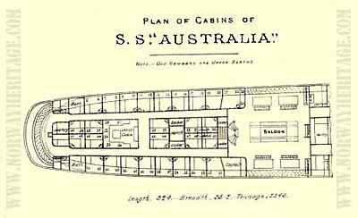 Australia - cabin plan