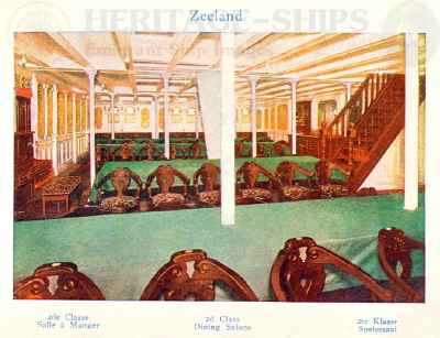 Zeeland (2) - 2nd class dining saloon