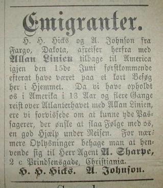 Allan Linien 1883 - A. Sharpe