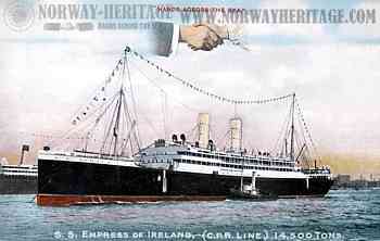 Empress of Ireland – Canadian Pacific Line steamship built 1906 at Glasgow by…