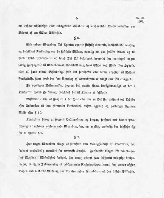 Norwegian passenger act - 1869 – Page 4