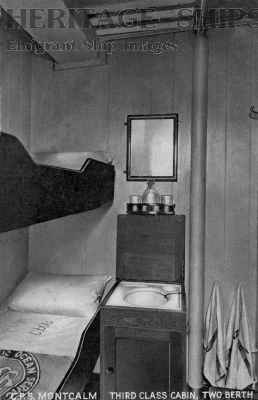 Montcalm (2) - 3rd class cabin