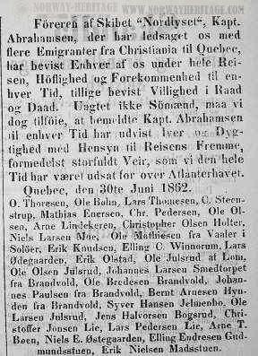Nordlyset 1862