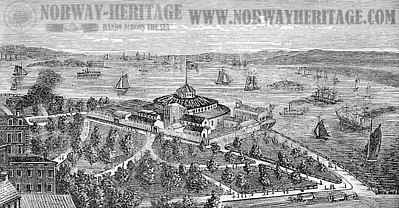 Castle Garden - Castle Clinton - bird's-eye view