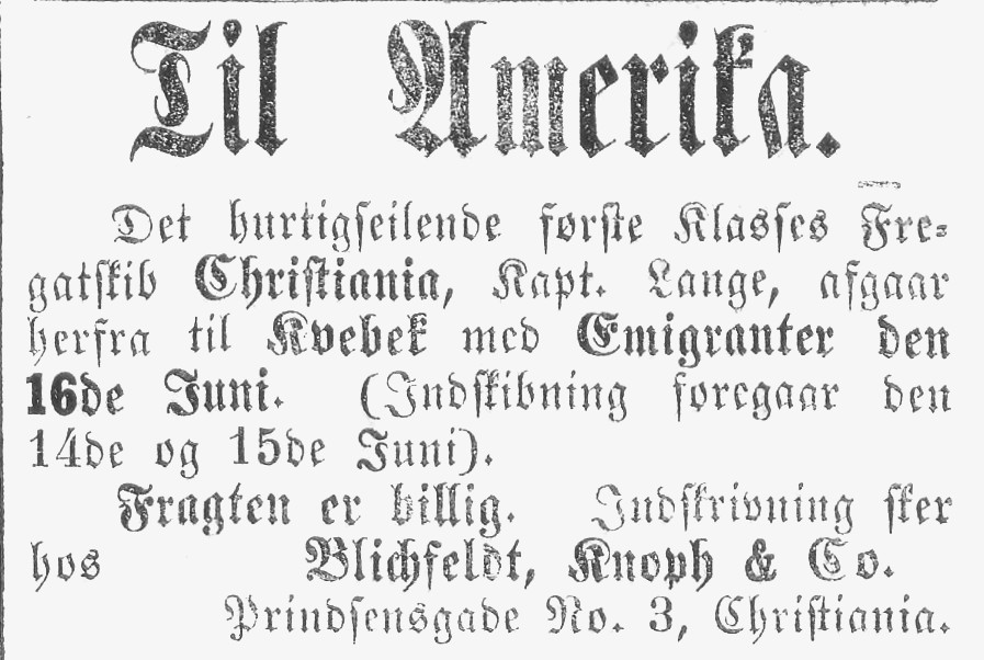 Christiania 1866