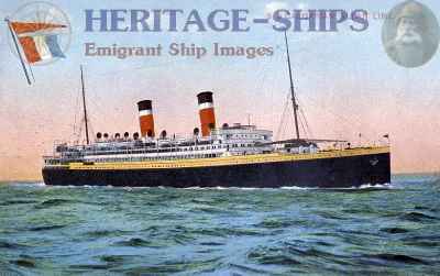Calgarian – Allan Line steamship built 1913 at at Glasgow by Fairfield…