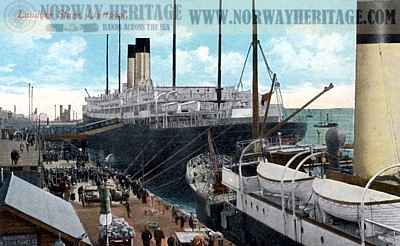 White Star liner at Liverpool