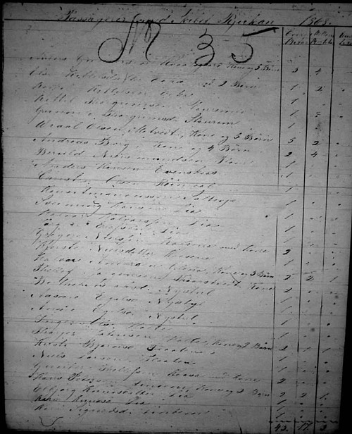 Passenger list Rjukan 1868