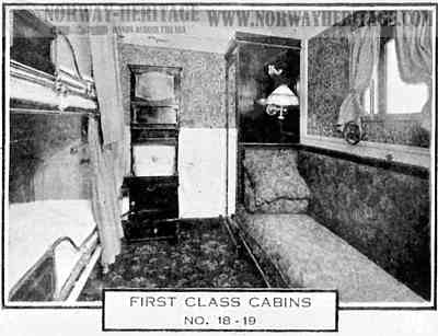 The 1st class cabins