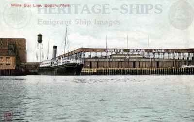 White Star liner at Boston
