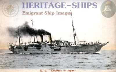 Empress of Japan (1) – Canadian Pacific Line steamship built 1891 at Barrow by…