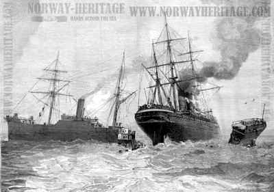 Umbria - collision in 1888