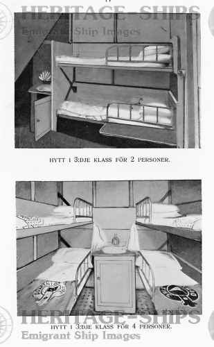 Dominion Line - 3rd class (steerage) accommodation – image 2