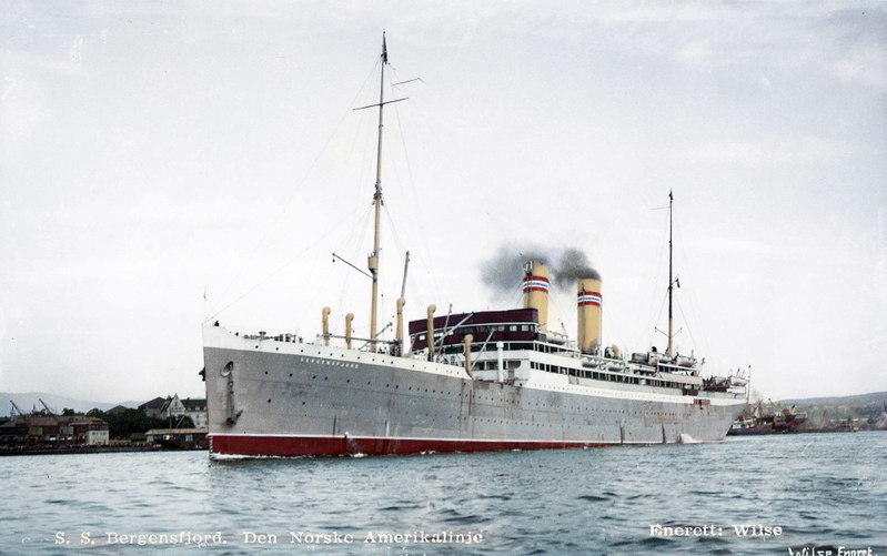 Bergensfjord - Norwegian American Line steamship