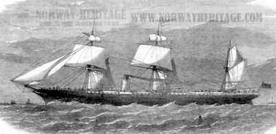 Cuba – Cunard Line steamship built 1864 at Glasgow by Tod and…