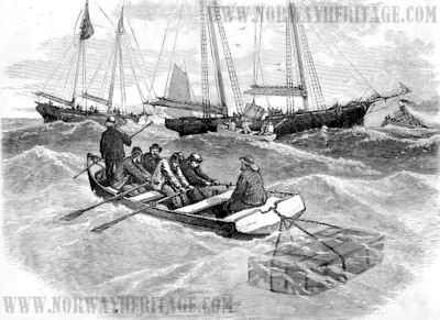 The S/S Atlantic of the White Star Line, disaster in 1873