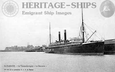 French Line (C.G.T.) steamship La Navarre