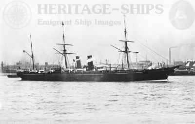 City of Montreal - post 1876 - Inman Line steamship