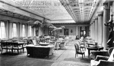 Homeric, White Star Line steamship, 1st class lounge