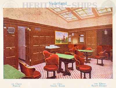 Vaderland (2) - 1st class smoking room