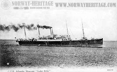 Lake Erie – Canadian Pacific Line steamship originally built 1899 at…