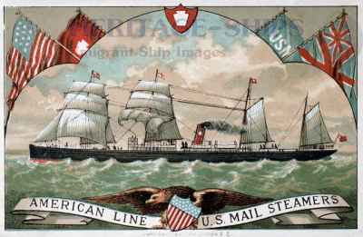 American Line - sisters, British...