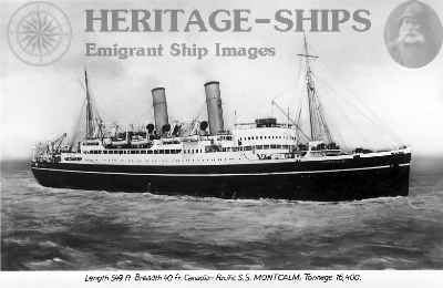 Montcalm (2) – Canadian Pacific Line steamships built 1920 at Glasgow by…