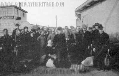 Castle Garden - arriving immigrants