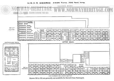 Cedric, cabin plan