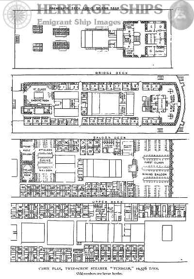 Tunisian - cabin plan