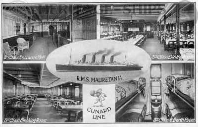 Mauretania - 3rd class views