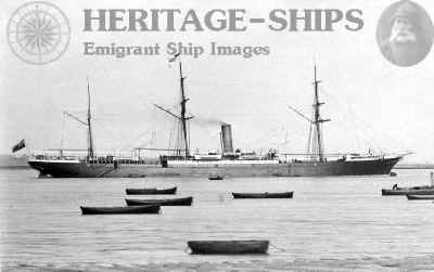 Tongariro – This steamship was built 1883 at Glasgow by John Elder &…