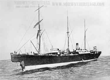 S/S Thingvalla – Thingvalla Line steamship after the collision with the S/S…