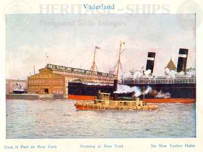 Vaderland (2) - docking at New York