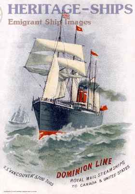 Vancouver - original sailing rig