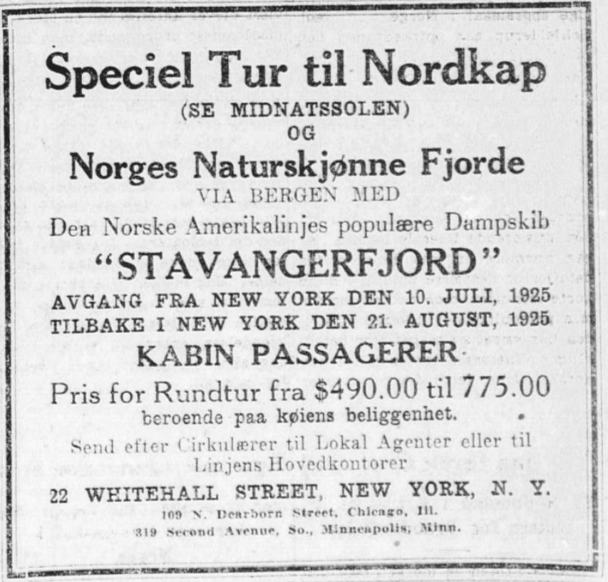 Nordisk Tidende 25. Dec 1924