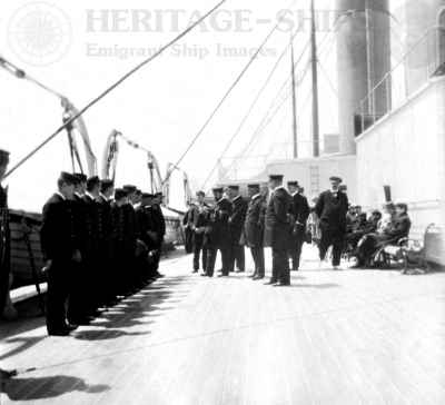 Celtic (2) - Capt. Lindsay, lifeboat crew inspection
