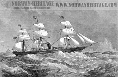 City of Boston – Inman Line stemaship built 1864