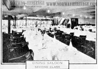 Second class dining room