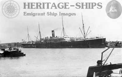 Red Star Line steamship Gothland - at Danzig