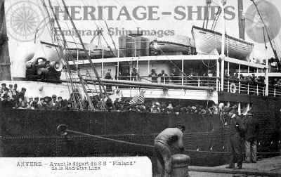 Finland - departing Antwerp