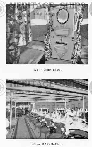 Dominion Line - 2nd class accommodation