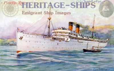 French Line (C.G.T.) steamship Puerto Rico
