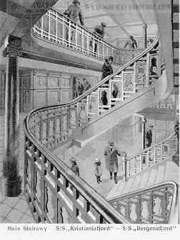 Main Stairway on NAL steamship