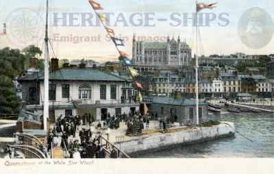 White Star Line wharf - Queenstown