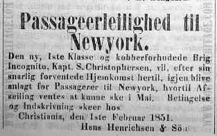 Newspaper Morgenbladet 1851-04-07