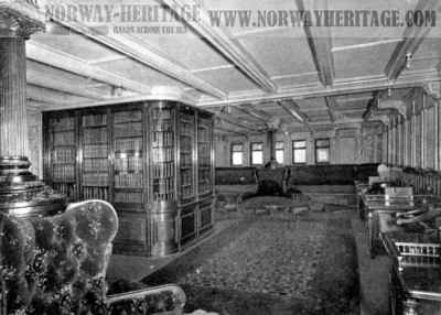 St Louis - St Paul – The Library on the American Line steamers St Louis ans St…