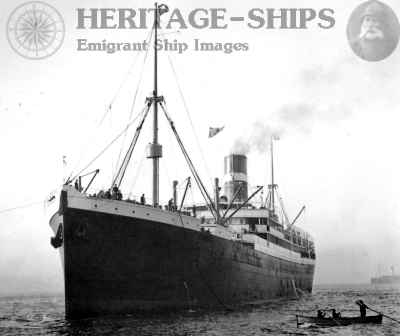 The Allan Line steamship Corsican photographed at Glasgow