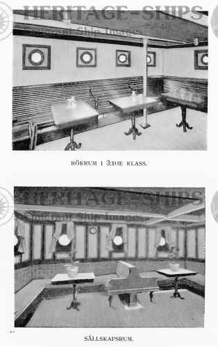 Dominion Line - 3rd class (steerage) accommodation